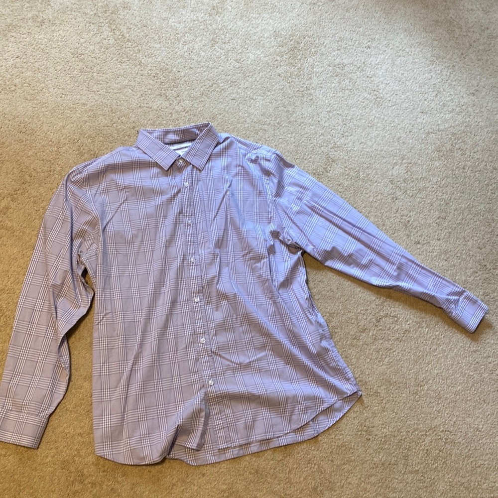 Mens Old Navy Purple Dress Shirt